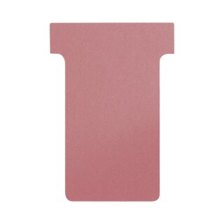 T-Karte Größe M für alle T-Card Systemtafeln, unbedruckt, 60 x 85 mm, Einsteckbreite: 47 mm, Sichthöhe: 17 mm, Rosa