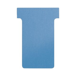 T-Karte Größe M für alle T-Card Systemtafeln, unbedruckt, 60 x 85 mm, Einsteckbreite: 47 mm, Sichthöhe: 17 mm, Blau