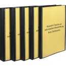 Sichtbücher mit Vordertasche, DIN A4, Schwarz, Hüllen 10, Rückenbreite 18 mm