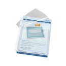 Dehnfaltentasche DIN A4 aus PVC, halb-hoch, mit Deckel...
