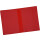 Führerscheintasche aus PVC-Folie mit 2 Einsteckfächern, Rot ohne Druck