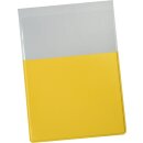 Führerschein-Stecketui aus PVC-Folie, 85 x 118mm, Gelb ohne Druck