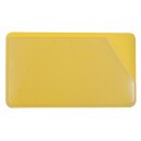 Etikettenträger magnetisch inkl. Etikett, Gelb, Größe 58 x 138 mm