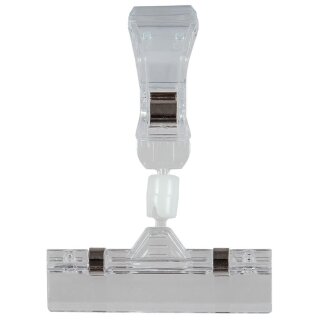 Nützliche Kennzeichnungshilfen für Lager, Logistik oder Preisauszeichnung, Ausführung breit, Befestigung 2 Clips (2,2 cm und 8,0 cm), Verpackungseinheit: 1 STK
