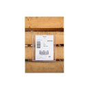 Drahtbügel-Sichttasche, mit Klappe, zur Anbringung an Gitterboxen, Transportkisten, Kartons, Kunststoffkästen etc, Transparent, Maße (BxH) 330 x 325 mm, Format für DIN A4, Ausrichtung quer, Verpackungseinheit: 10 STK