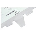 Hängetasche, aus robuster Hartfolie, zur sicheren Aufbewahrung Ihrer Begleitpapiere, Maße 183 x 115 mm, Format für DIN A6, Verpackungseinheit: 10 STK