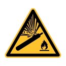 Warnschild "Warnung vor Gasflaschen", für...