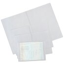Doppelhüllen aus PVC, Transparent, Passend für DIN A7-Dokumente