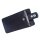 Schlüsseletui aus Leder, RFID-Protection für maximale Datensicherheit, Schwarz, Abmessungen ca. 12,5 x 8 cm mit Schlüsselring an Band