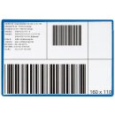 PVC-Magnettaschen zur Kennzeichnung von Schränken und Regalen mit magnetischer Oberfläche, Blau, Format 160 x 110 mm