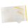Planschutztasche aus hochwertigem Polyethylen mit farbigem Gleitverschluss, Transparent, Format DIN A3, Größe 320 x 440 mm
