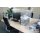 Hygieneschutzwand aus glasklarem Acrylglas einfach auf Bürotischen und Arbeitsplätzen zu platzieren, Transparent, Format 800 x 660 mm, Verpackungseinheit: 1 STK