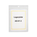 Sichttasche aus 0,20 mm starker PP-Klarsichtfolie mit Schutzlasche, dokumentenecht, Format DIN A5, Mindestbestellmenge 1 P/10, Verpackungseinheit: 1 P/10