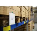 Sichttasche aus 0,20 mm starker PP-Klarsichtfolie mit Schutzlasche, dokumentenecht, Format DIN A6, Mindestbestellmenge 1 P/10, Verpackungseinheit: 1 P/10