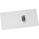 Präsentations-Ordner aus PVC mit Hebelmechanik, DIN A4, Weiß, Füllhöhe 55 mm