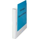 Präsentations-Schuber inkl. Ringbuch aus PVC, DIN A4, 4-Ring-Mechanik, Weiß, Rückenbreite 40 mm