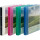 Farbige, semi-transparente Präsentationsringbücher aus PP mit 2-Ring-Mechanik, Blau