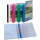Farbige, semi-transparente Präsentationsringbücher aus PP mit 4-Ring-Mechanik, Transparent