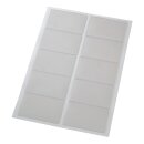 Selbstklebe-Visitenkarten-Taschen aus PVC, 60 x 100 mm, Transparent