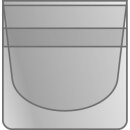 Selbstklebetasche für Speicherkarten aus PVC mit Steckverschluß, 53 x 55 mm, Transparent