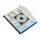 PP-Dokumententasche mit CD/DVD-Tasche, DIN A4 mit 310 x 238 mm, mit Abheftlochung, mit Klettverschluss, transparent, Transparent, Verpackungseinheit: 1 P/5