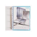 Dehnfaltentasche DIN A4 aus PVC, oben offen, seitlich halb-offen, Transparent, Verpackungseinheit: 1 P/10