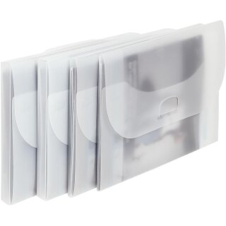 Angebots- und Präsentationsbox, für DIN A4 Dokumente, aus PP, mit stabilem Steckverschluß, Füllhöhe 25 mm, Format 225 x 316 x 25 mm, Transparent, Verpackungseinheit: 20 STK