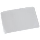 Scheckkartenhülle aus PVC-Folie, Transparent, Größe 91 x 61 mm, Material Soft Cover, ohne Ausstanzung