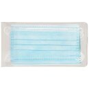 Flexible Aufbewahrungstasche für 5 Einwegmasken, desinfizierbar, Transparent
