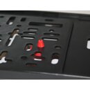 Nachrüst - Gummidämpfer für EICHNER-Kennzeichenverstärker, Farbe Rot