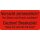 Warn- und Verpackungsetiketten selbstklebend, aus Papier, Etikettengröße 100 x 50 mm, Rot, Beschriftung "Vorsicht zerbrechlich!"