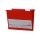 PVC-Hängemappe Serie Platin-Line, seitlich offen mit 2 Metallhängeschienen, inkl Reiter und Einsteckschild, für Formate bis DIN A4, Rot, Verpackungseinheit: 1 P/10