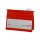 PVC-Hängehefter Serie Platin-Line mit Heftstreifen-Mechanik und 1 Metallhängeschiene DIN A4 Format Rot