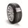Rad-/Reifenanhänger inkl. Fixierband und Etiketten, DIN A6 quer, perforiert, Schwarz, Schlaufenlänge 80 cm