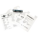 Preisblatt-Tasche DIN A4, aus bruchsicherem und...