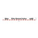 Bodenmarkierung "Bitte Abstand halten" für...