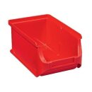 Sichtlagerbox 2 BxTxH 102X160X75 mm, Farbe Rot