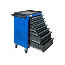 ADB Werkstattwagen Basic, blau, 7 Schubladen