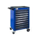 ADB Werkstattwagen Basic, blau, 9 Schubladen