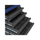 ADB Werkstattwagen Basic, blau, 9 Schubladen