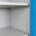Flügeltürenschrank RAL7035/5012, H 1950 x B 920 x T 500 mm
