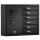 Schlüsselaufbewahrungsbox ohne Display mit 6 Schlüsselfächern - 
Edelstahl - Farbe: Schwarz Abmaße: 280 x 350 x 93 mm (H x B x T)