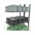 SCHULTE Anbauregal Steck-Doppelregal MULTIplus150, 2.500 x 1.000 x (2x300) mm, 2x6 Fachböden, Kreuzstrebe, verzinkt