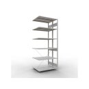 SCHULTE Anbauregal Steck-Doppelregal MULTIplus150, 2.500...