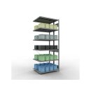 SCHULTE Anbauregal Steck-Doppelregal MULTIplus250, 2.500...