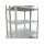 SCHULTE Grundregal Steck-Doppelregal MULTIplus250, 2.000 x 1.000 x (2x400) mm, 2x5 Fachböden, Längenriegel, RAL 7035 lichtgrau