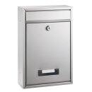 Briefkasten, silberfarben, BxTxH 215x85x320 mm, mit...
