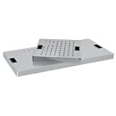 Lochblecheinlage, für Schrank BxT 500x500 mm