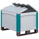 Palettenbox, PP, Volumen 223 Liter, BxTxH 800x600x738 mm,...
