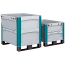 Palettenbox, PP, Volumen 145 Liter, BxTxH 800x600x520 mm,...